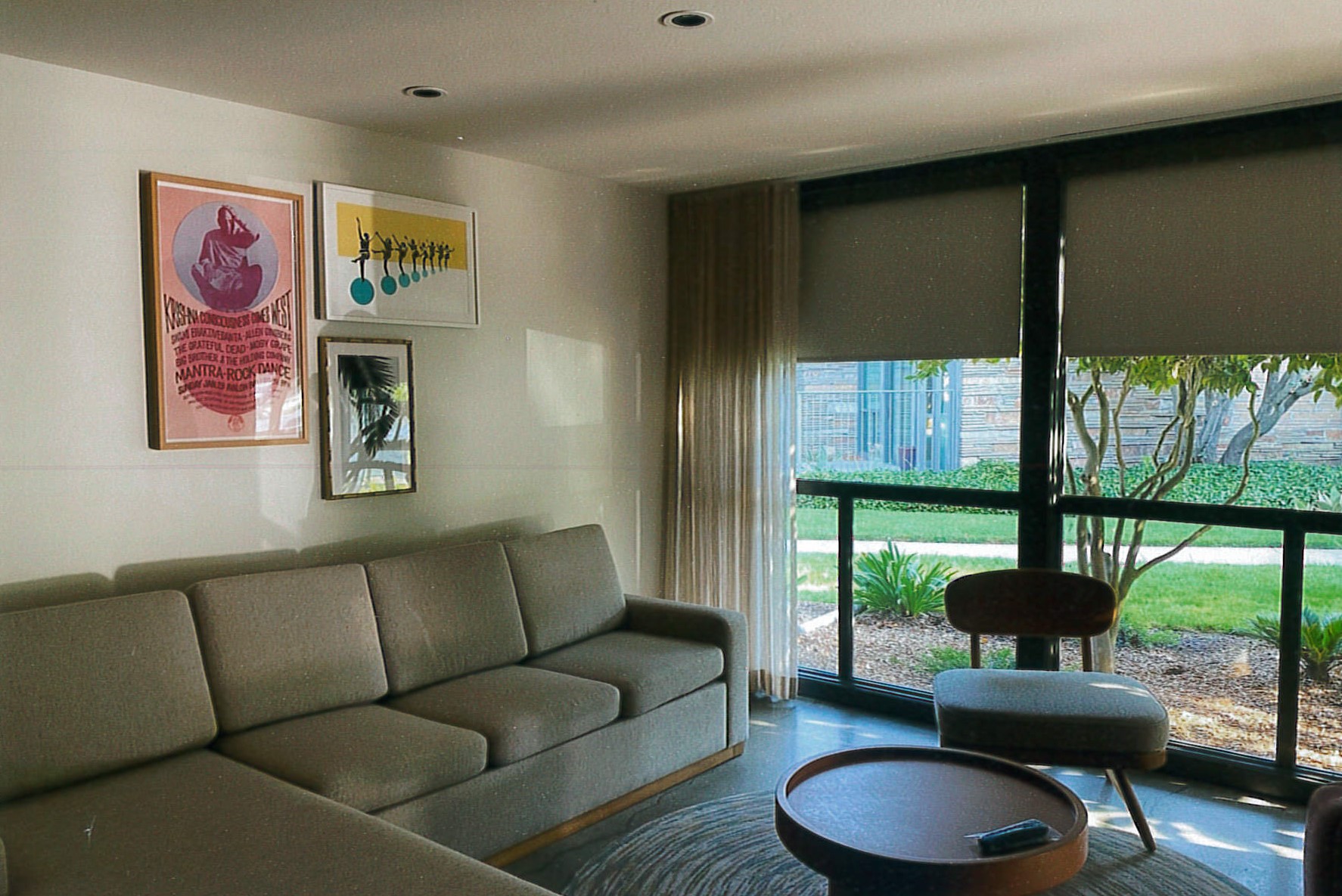 Renovated resort room seating area